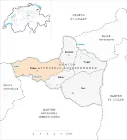 Kaart van de gemeente