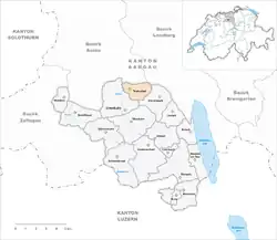 Kaart van de gemeente