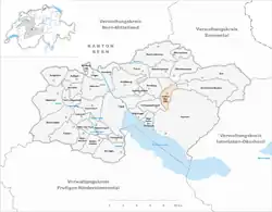 Kaart van de gemeente