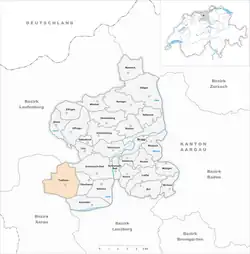 Kaart van de gemeente