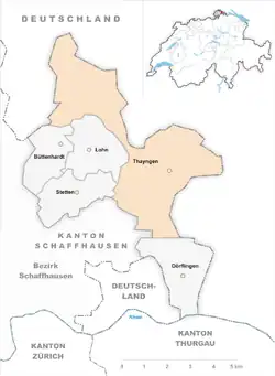 Kaart van de gemeente