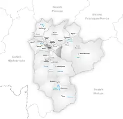 Kaart van de gemeente