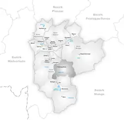 Kaart van de gemeente