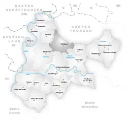 Kaart van de gemeente