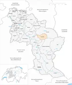 Kaart van de gemeente