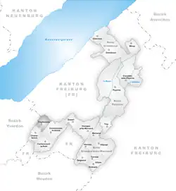 Kaart van de gemeente