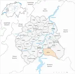 Kaart van de gemeente