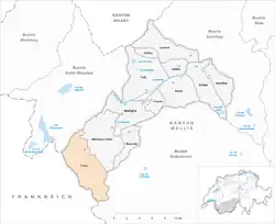 Kaart van de gemeente