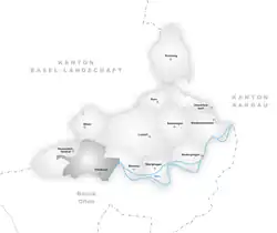 Kaart van de gemeente