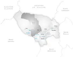 Kaart van de gemeente