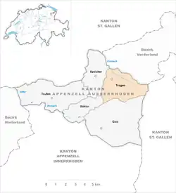 Kaart van de gemeente