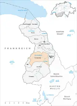 Kaart van de gemeente