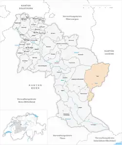 Kaart van de gemeente