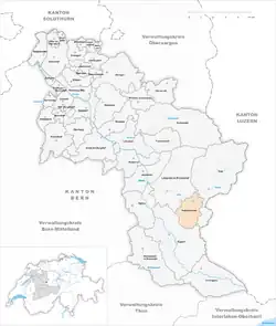 Kaart van de gemeente