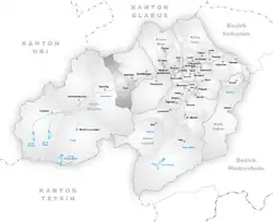 Kaart van de gemeente