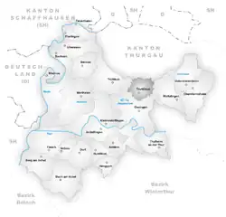 Kaart van de gemeente