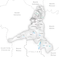 Kaart van de gemeente