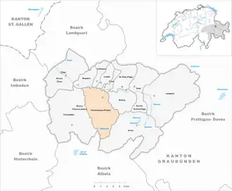 Kaart van de gemeente