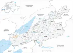 Kaart van de gemeente