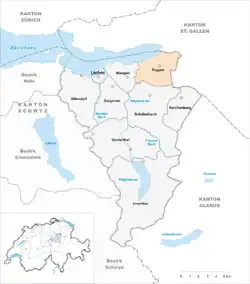 Kaart van de gemeente