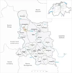 Kaart van de gemeente