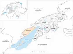 Kaart van de gemeente