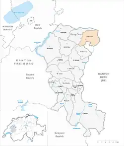 Kaart van de gemeente