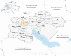 Kaart van de gemeente