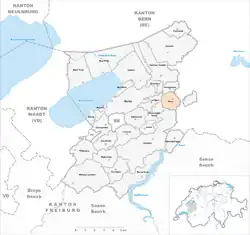 Kaart van de gemeente