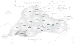 Kaart van de gemeente