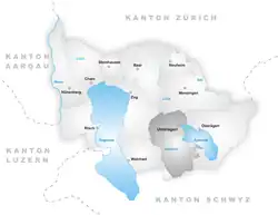 Kaart van de gemeente