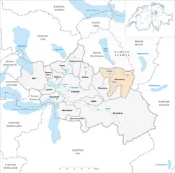 Kaart van de gemeente