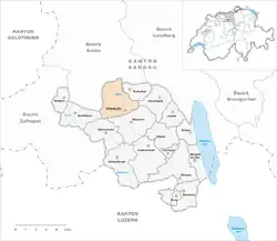 Kaart van de gemeente