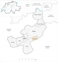 Kaart van de gemeente