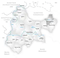 Kaart van de gemeente