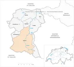 Kaart van de gemeente