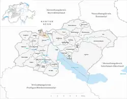 Kaart van de gemeente