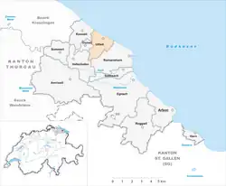 Kaart van de gemeente