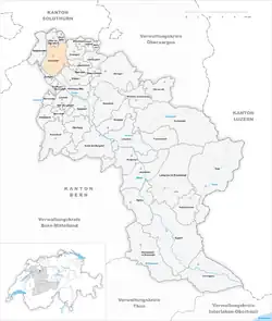 Kaart van de gemeente