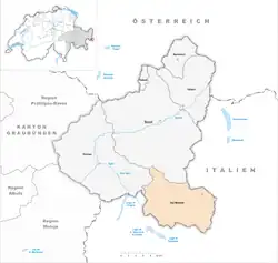 Kaart van de gemeente