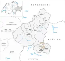 Kaart van de gemeente