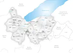 Kaart van de gemeente