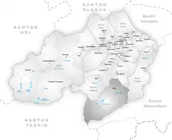 Kaart van de gemeente