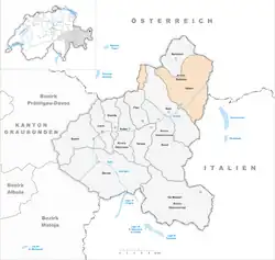 Kaart van de gemeente