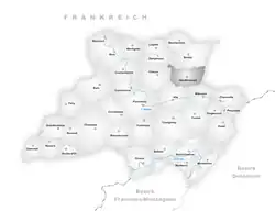 Kaart van de gemeente