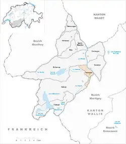 Kaart van de gemeente