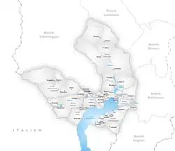 Kaart van de gemeente