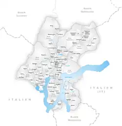 Kaart van de gemeente