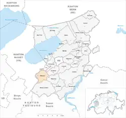 Kaart van de gemeente