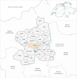 Kaart van de gemeente